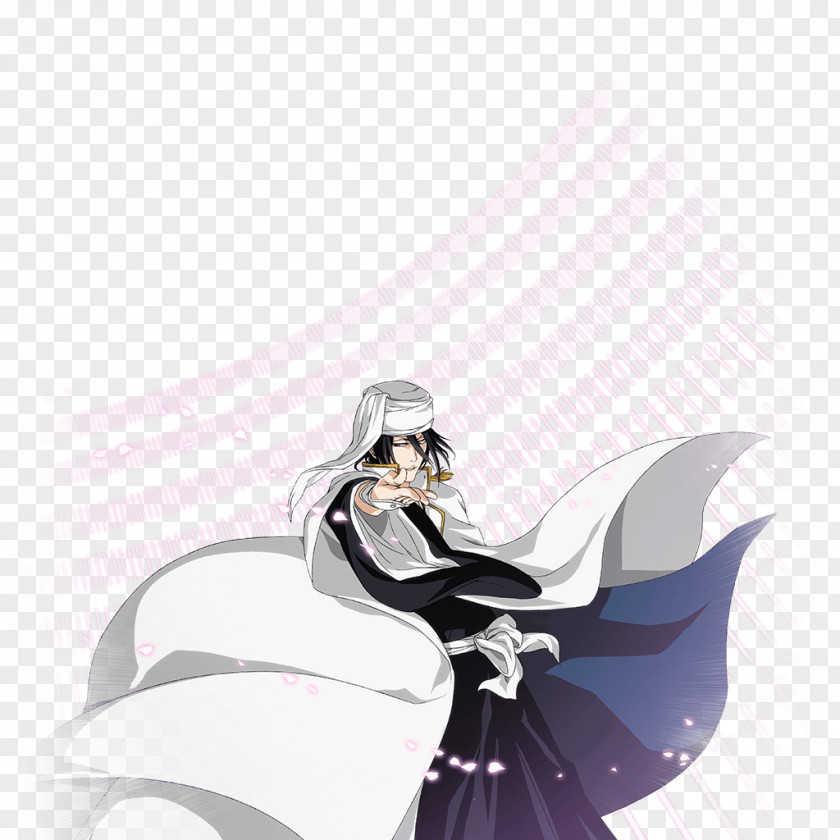 Bleach Byakuya Kuchiki Yoruichi Shihouin Kenpachi Zaraki BLEACH Brave Souls PNG