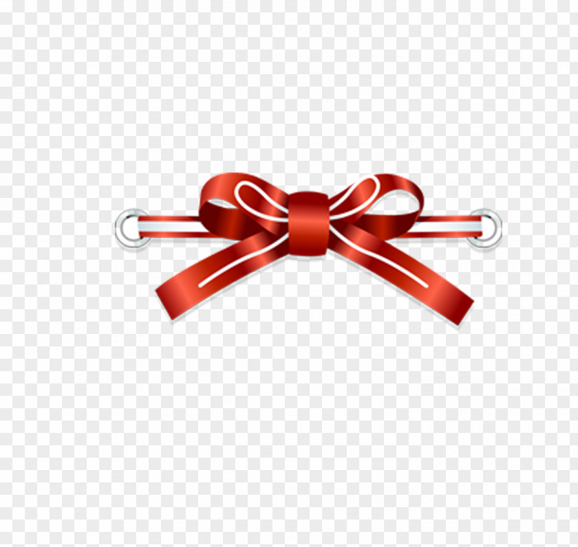 Bow Ribbon Red Greeting Card Valentines Day PNG