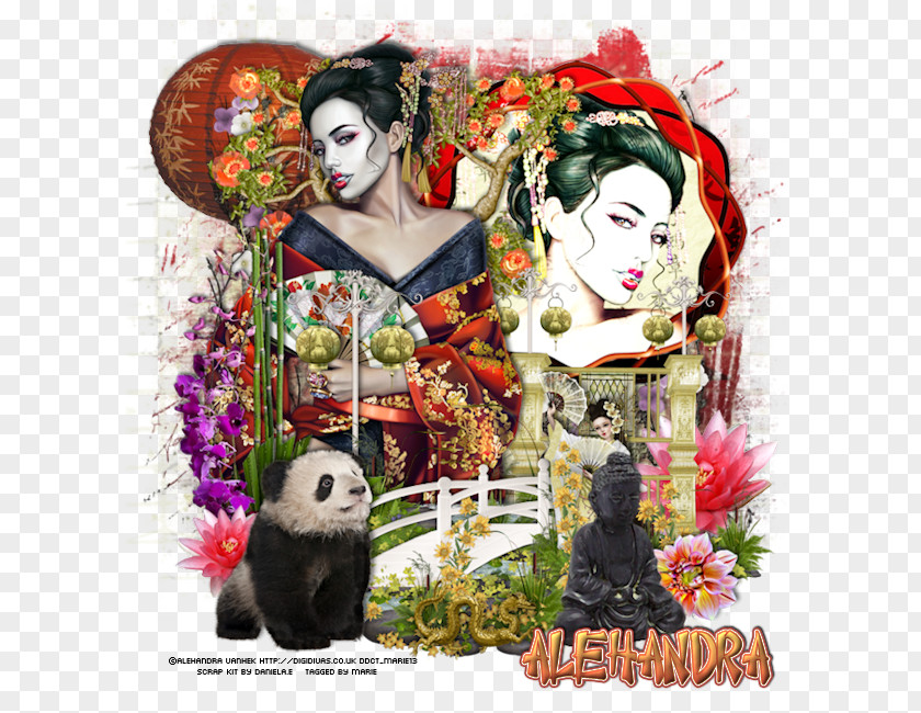 Flower Geisha PNG