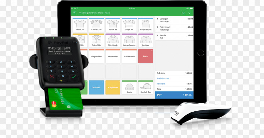 Paypal Computer Software Vend Point Of Sale Sales PayPal PNG