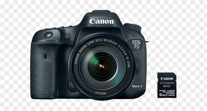 Canon EOS 7D Mark II EF-S 18–135mm Lens EF Mount PNG