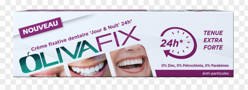 Festa Della Donna Dentures Tooth OlivaFix 24 Hour 'Day & Night' Denture Adhesive Cream Swiss 40gBNIB English Pkg Prosthesis PNG