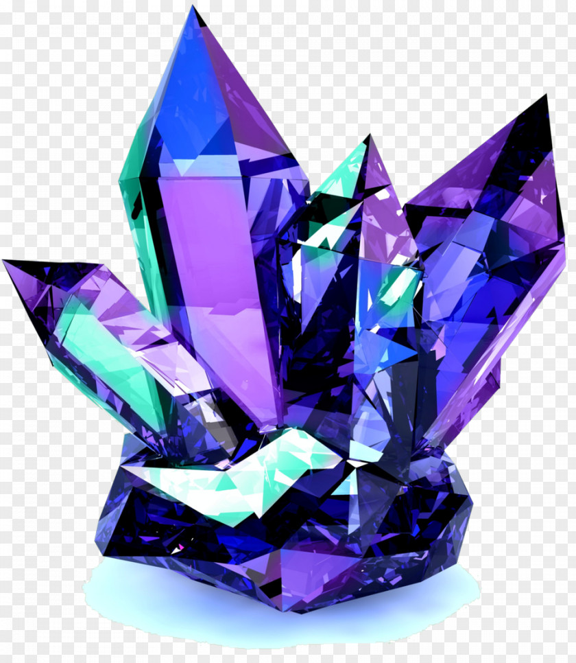 Ice Crystal Healing Gemstone Rock Mineral PNG