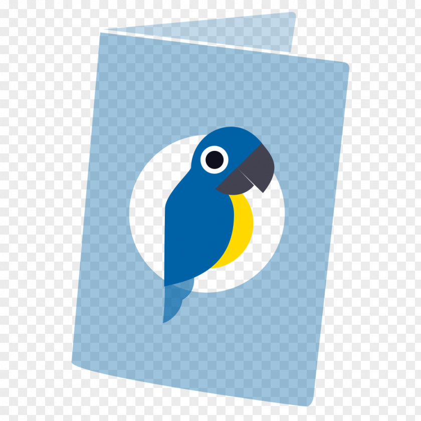 Parrot Macaw Beak Cobalt Blue Logo PNG