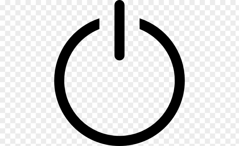Button Power Symbol Electric PNG