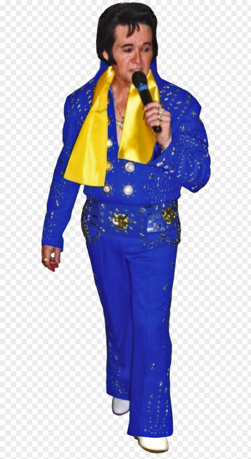 Elvis Presley Parkes Festival Impersonator Costume PNG
