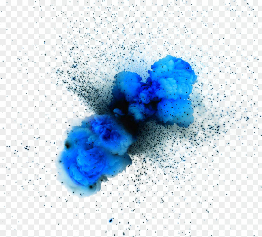 Explosion Smoke Blue Flame PNG Flame, Creative design blue smoke explosion, explosion clipart PNG