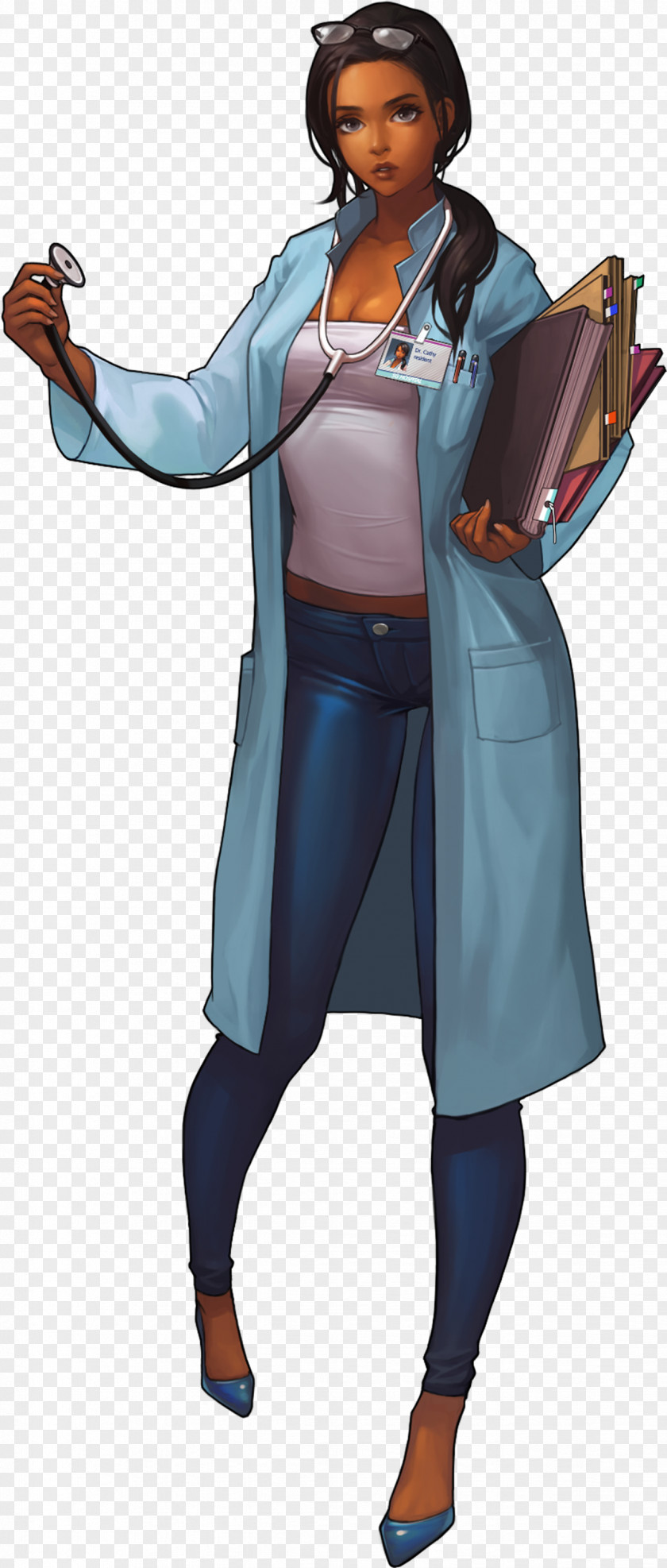 Cathy Black Survival Player Character Attribute PNG