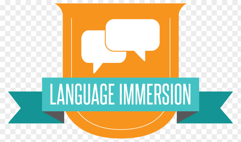 Language Immersion Logo Badge PNG