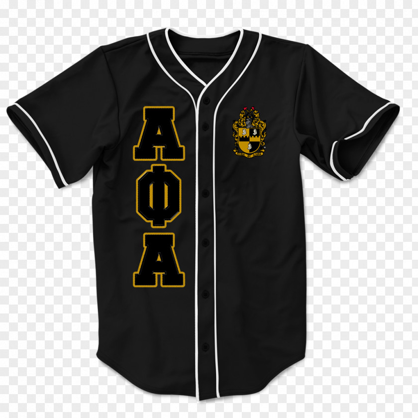 T-shirt Alpha Phi Baseball Uniform Jersey PNG