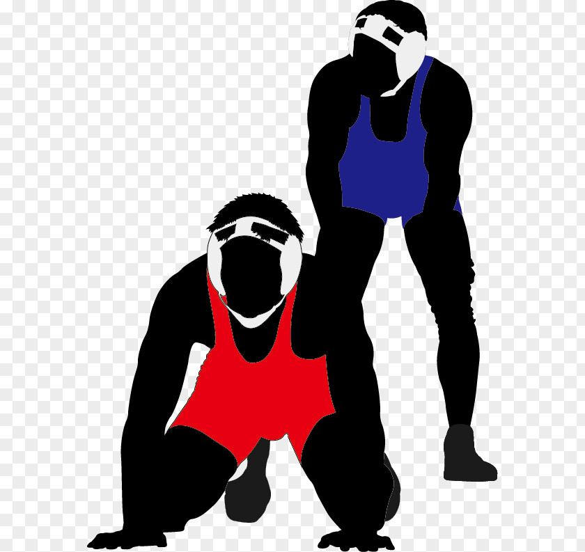 Wrestling Euclidean Vector Clip Art PNG