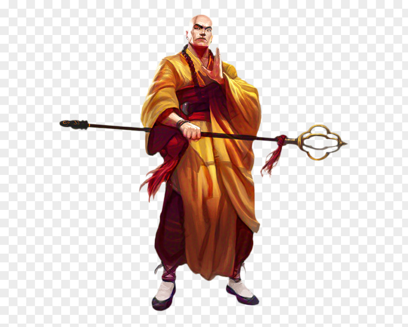 Action Figure Costume Dungeons Dragons Monk PNG