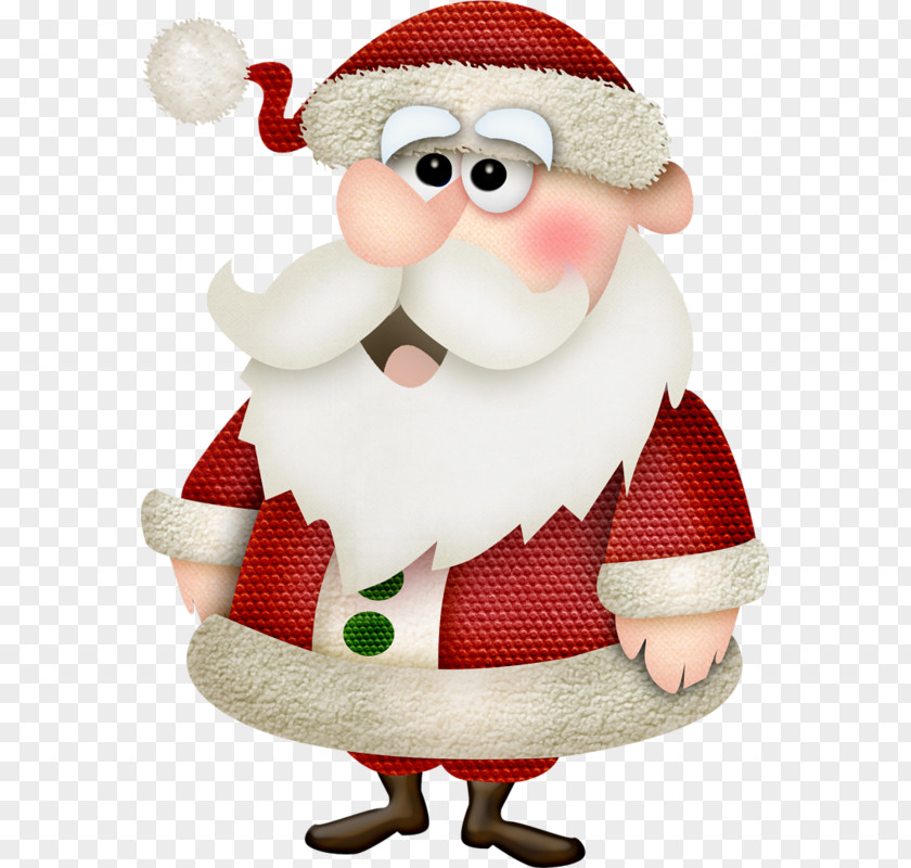 Cartoon Santa Claus Mrs. Christmas PNG