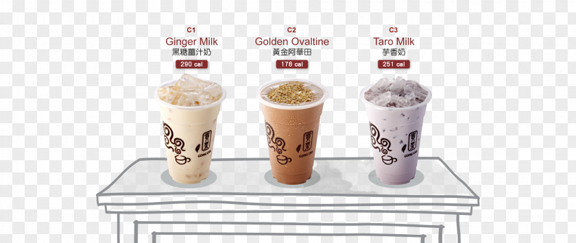 Gong Cha Dairy Products Flavor Table-glass PNG