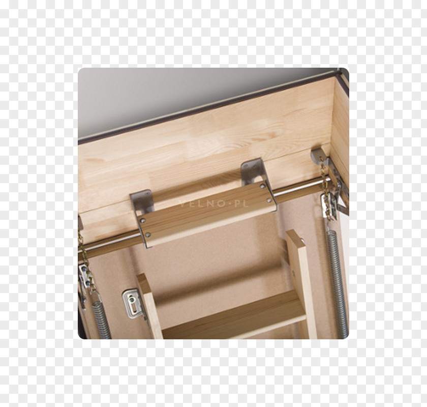 Ladder Attic Stairs Wood PNG