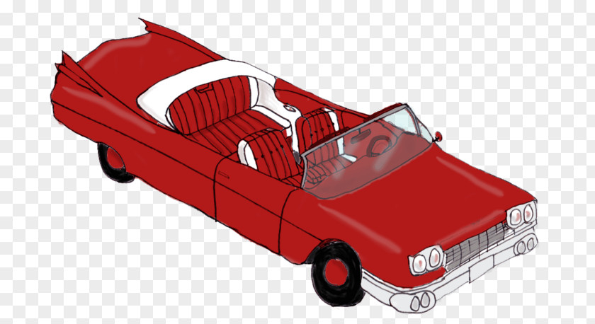 Sedan Toy Vehicle Land Car Red Model PNG