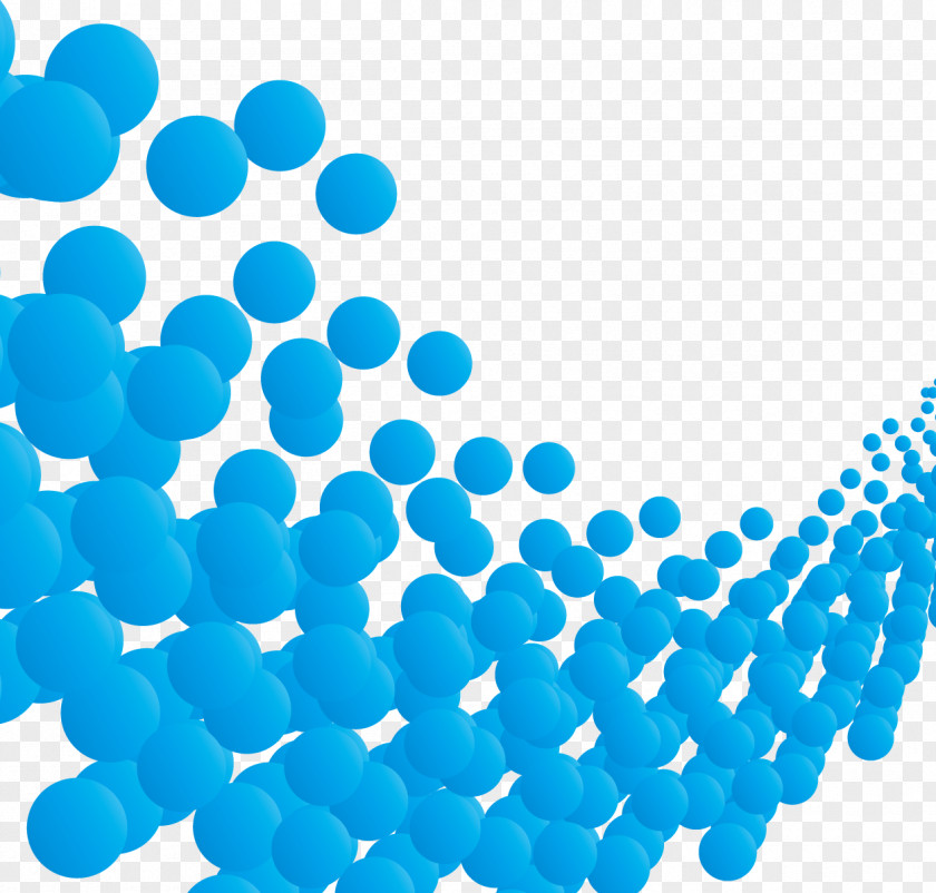 Vector Illustration Blue Bubbles Bubble Dots Euclidean PNG