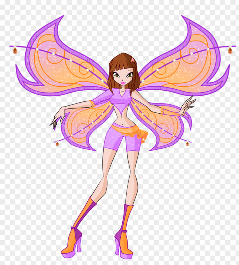 Believix Flyer Fairy Winx Rainbow Bloom PNG