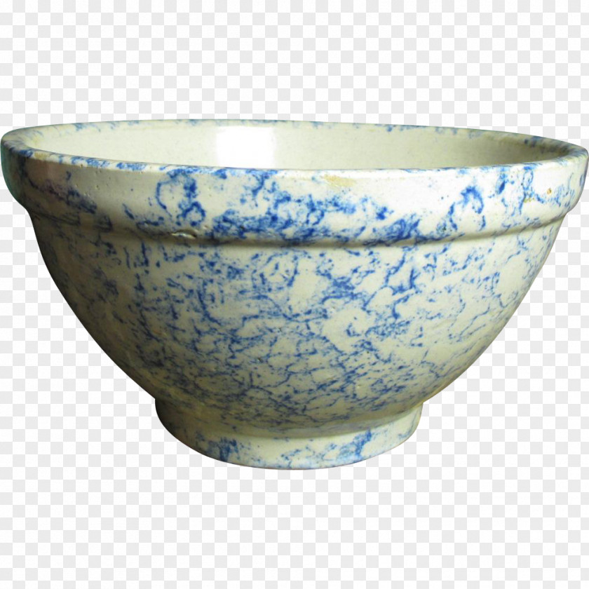 Bowl Blue And White Pottery Ceramic Tableware PNG