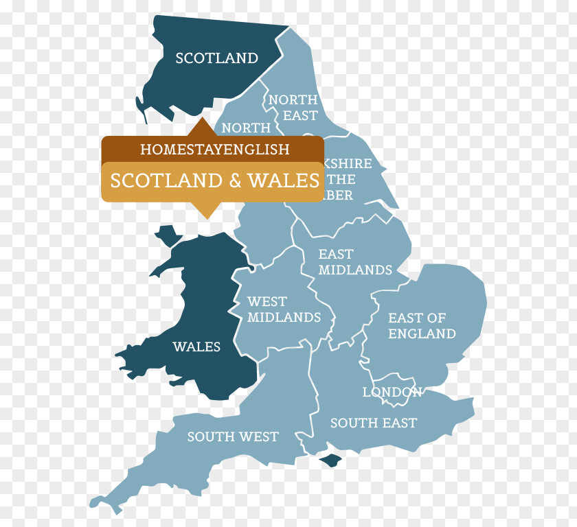 England Blank Map Vector PNG