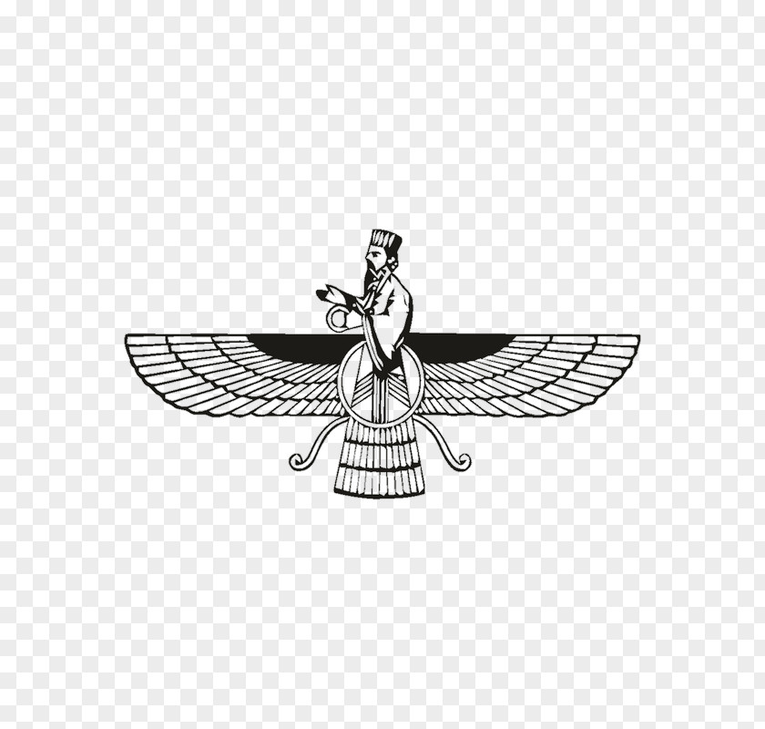 Symbol Persian Empire Farr-e Kiyani Zoroastrianism Religious PNG
