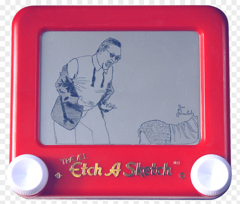 Toy Etch A Sketch Drawing Image PNG