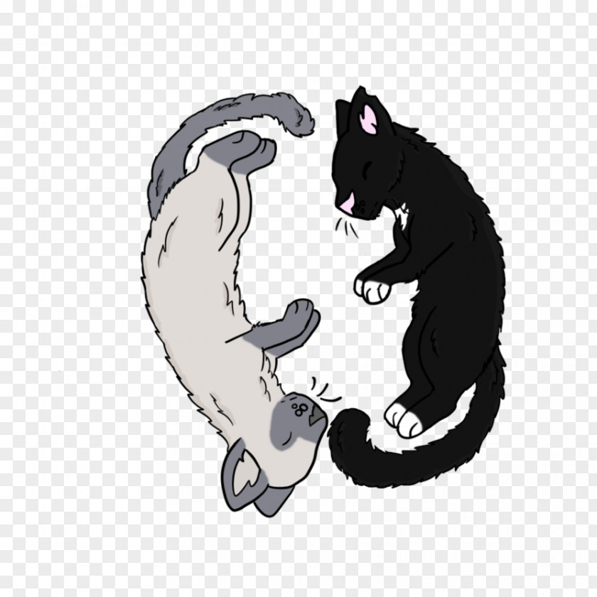Cat Whiskers Yin And Yang Warriors PNG