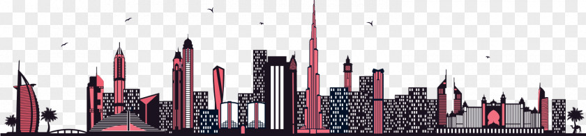 Dubai Building Text Messaging Skyscraper PNG