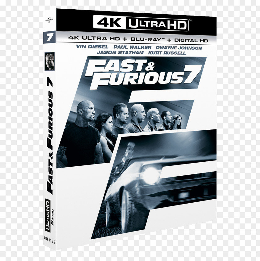 Fast Furious Dominic Toretto Blu-ray Disc Ultra HD Owen Shaw The And PNG