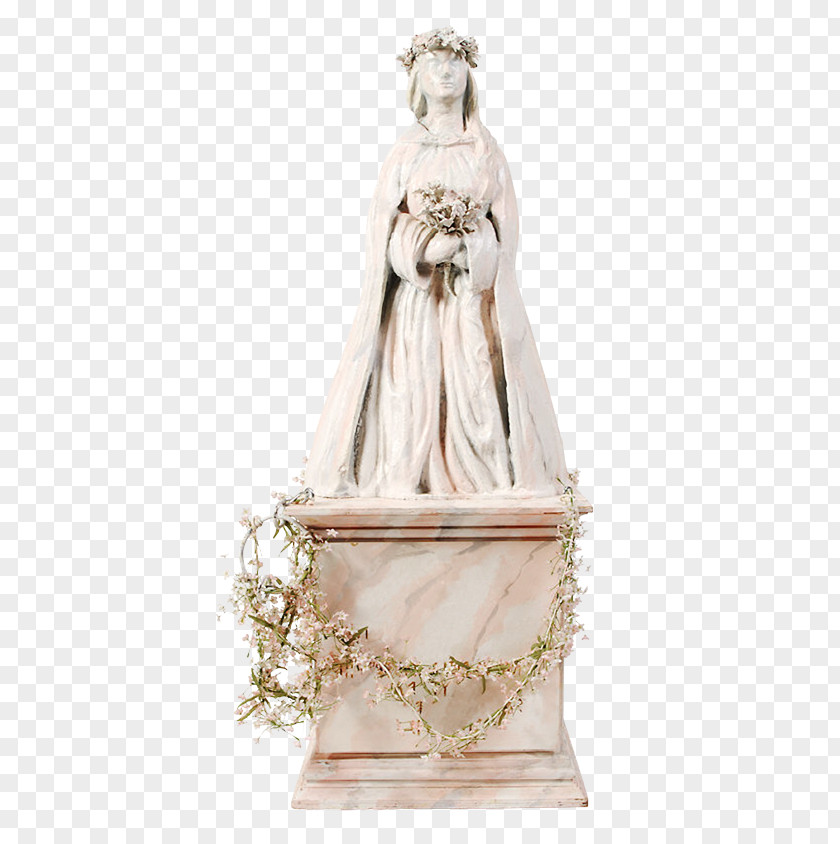 Figurine Statue Sculpture Classical Dress PNG