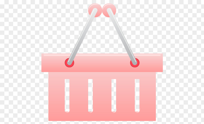 Shoping Shopping Cart Pink PNG