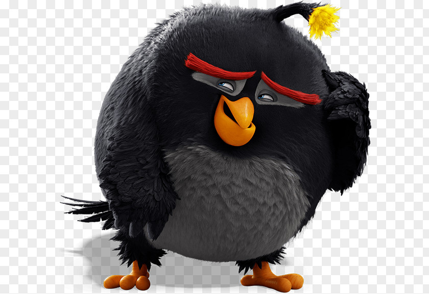 Angry Birds Bomb Character PNG Character, bomb bird clipart PNG
