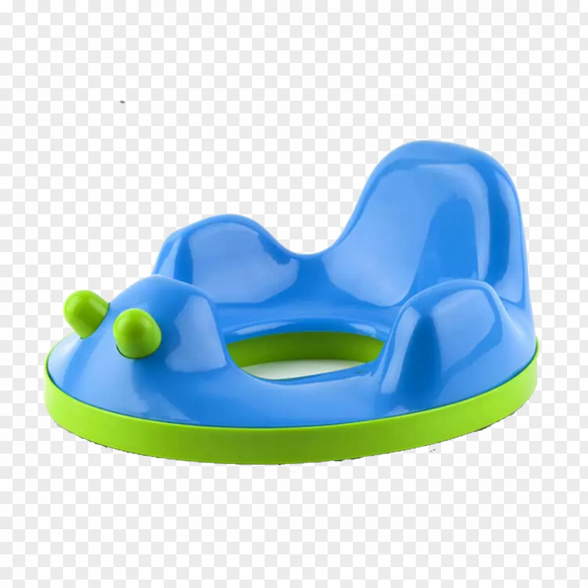 Blue Green Toilet Training Child Infant Seat PNG