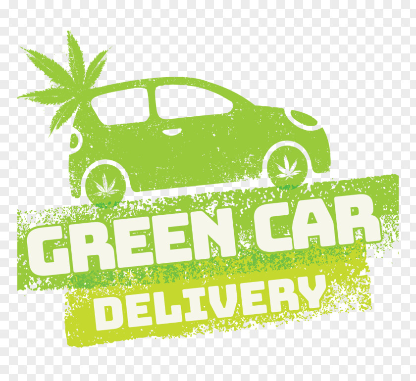 Car Green Delivery Kush Cannabis Vehicle PNG