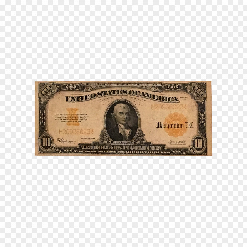 Certificates Gold Certificate Banknote United States Dollar Silver PNG