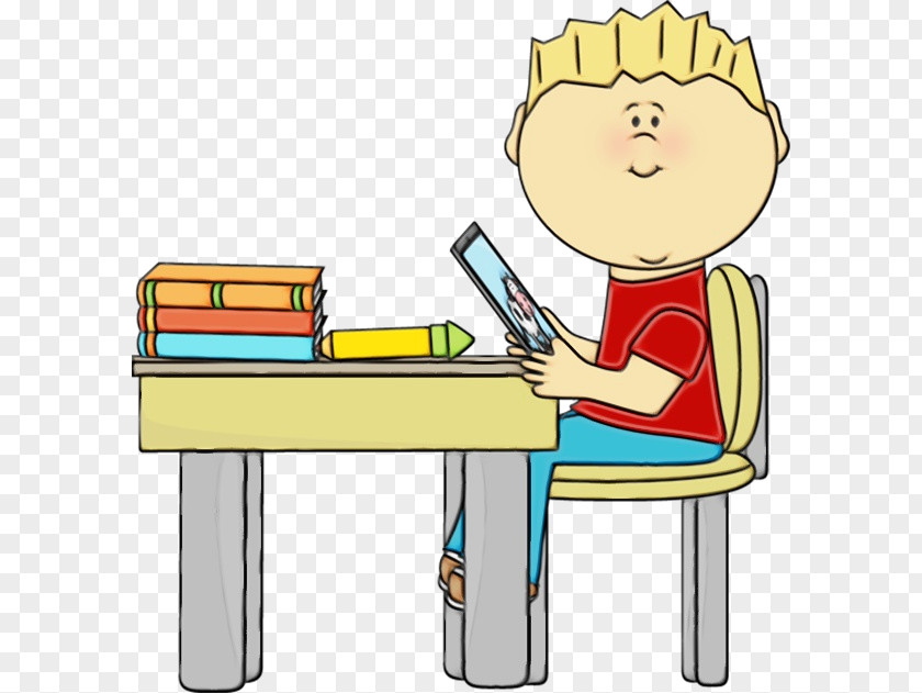 Clip Art Desk Openclipart Sitting PNG