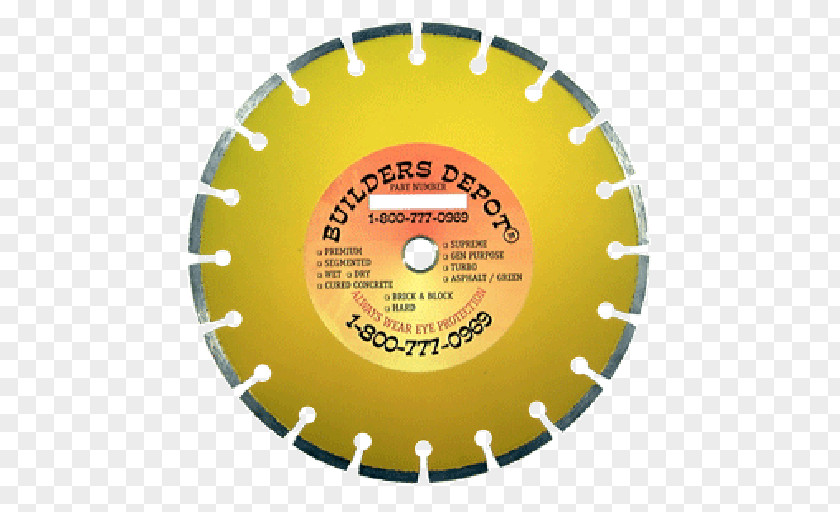 Diamond Blade Saw Cutting Tool PNG