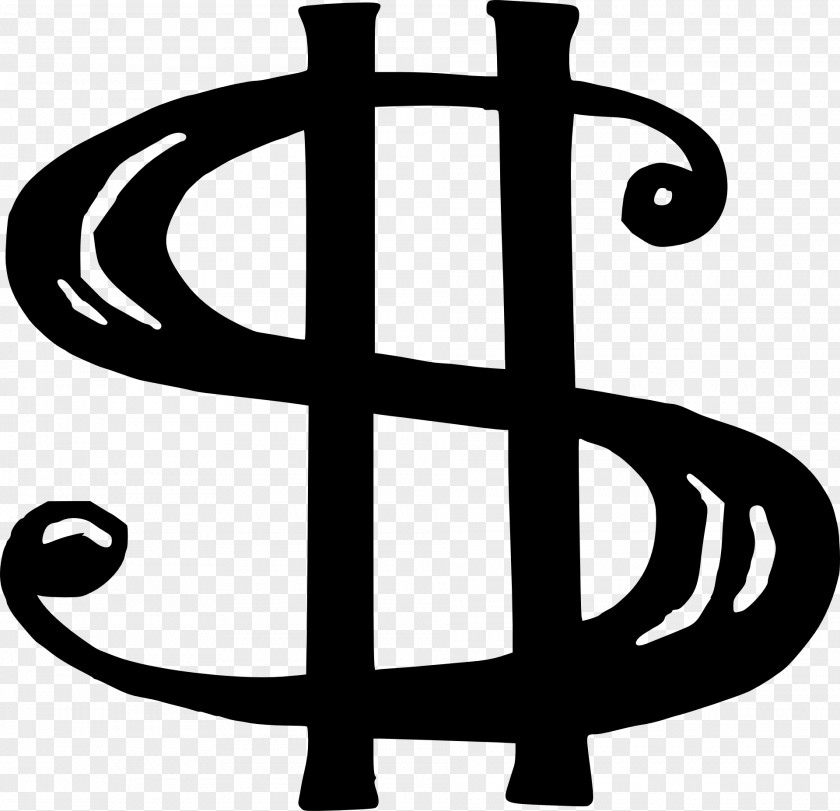 Dollar Sign White United States Clip Art PNG