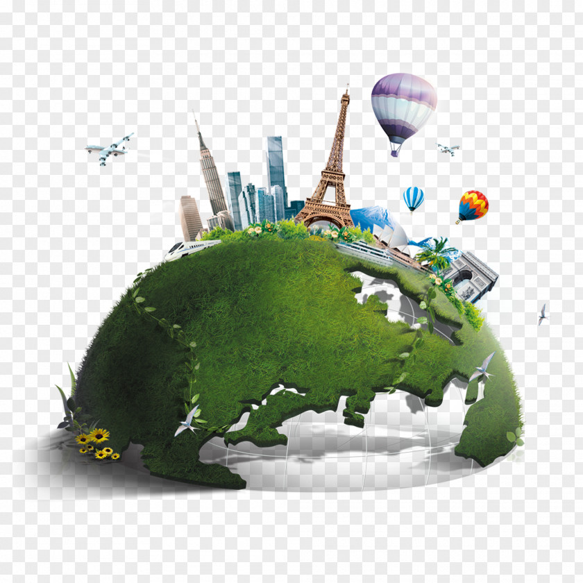 Green Earth City Photos Poster Waste Container Information Advertising PNG