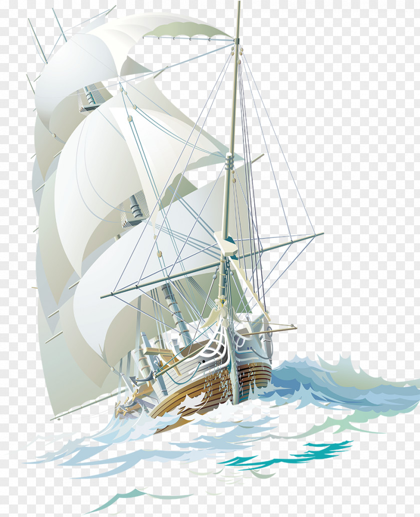 Sea Sailboat Sailing Ship PNG
