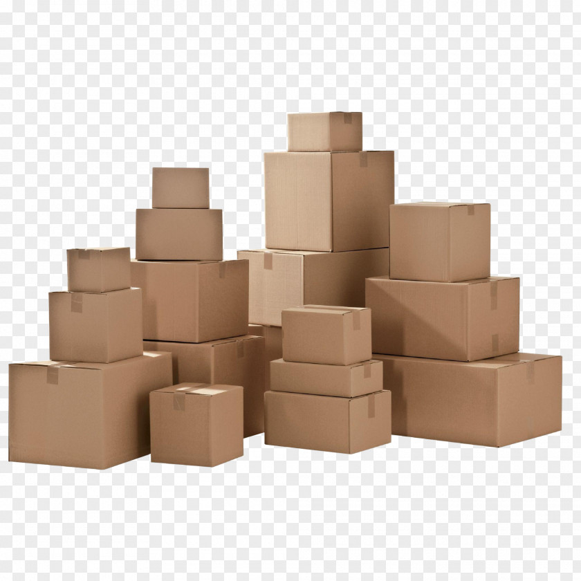 Box Packaging And Labeling Relocation Corrugated Fiberboard Cardboard PNG