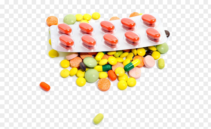 Colored Pills Tablet Pharmaceutical Drug Mannitol Medicine PNG
