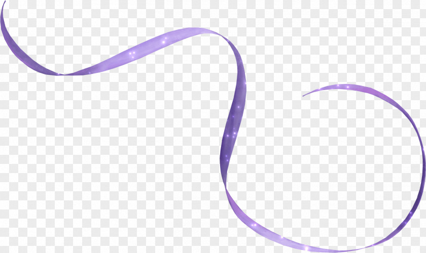 Creative Purple Ribbon Material Body Piercing Jewellery Font PNG