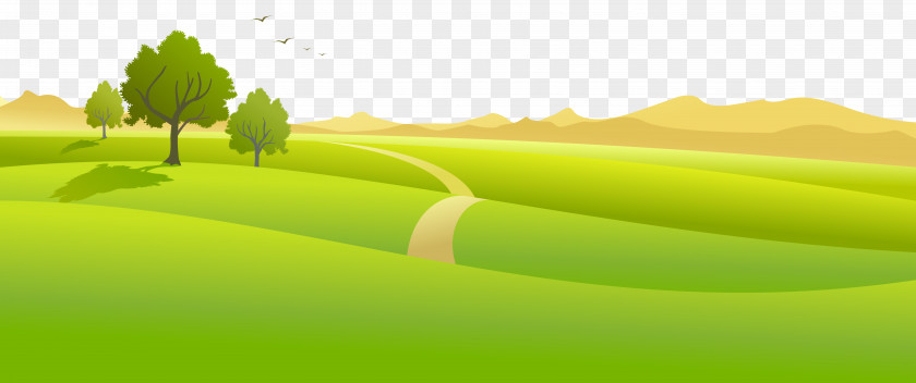 Meadow Ground With Trees Clipart Picture Clip Art PNG