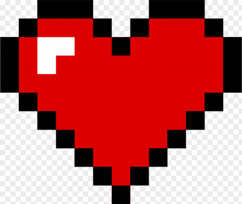 Pixel Heart Art Clip PNG