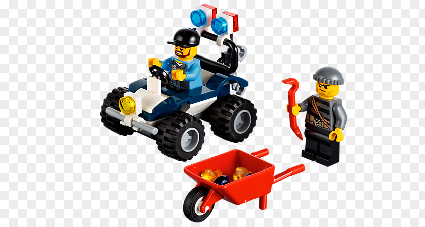 Police ATV ToyToy LEGO City Play Set 60006 PNG