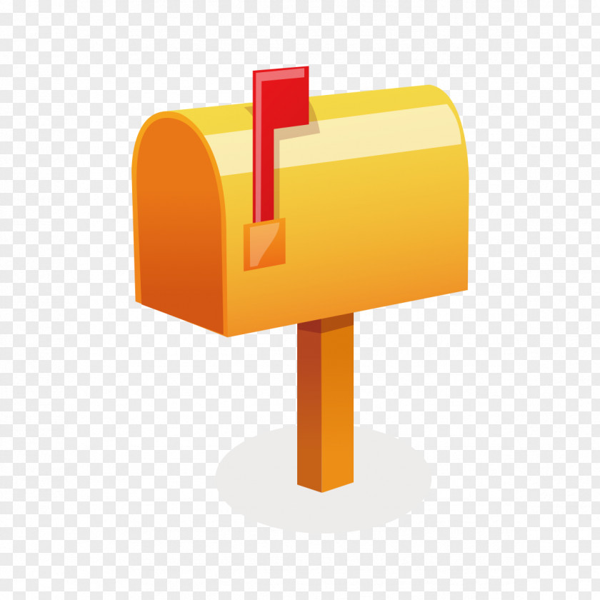 Yellow Mailbox Model Pictures Mail Letter Box Post PNG