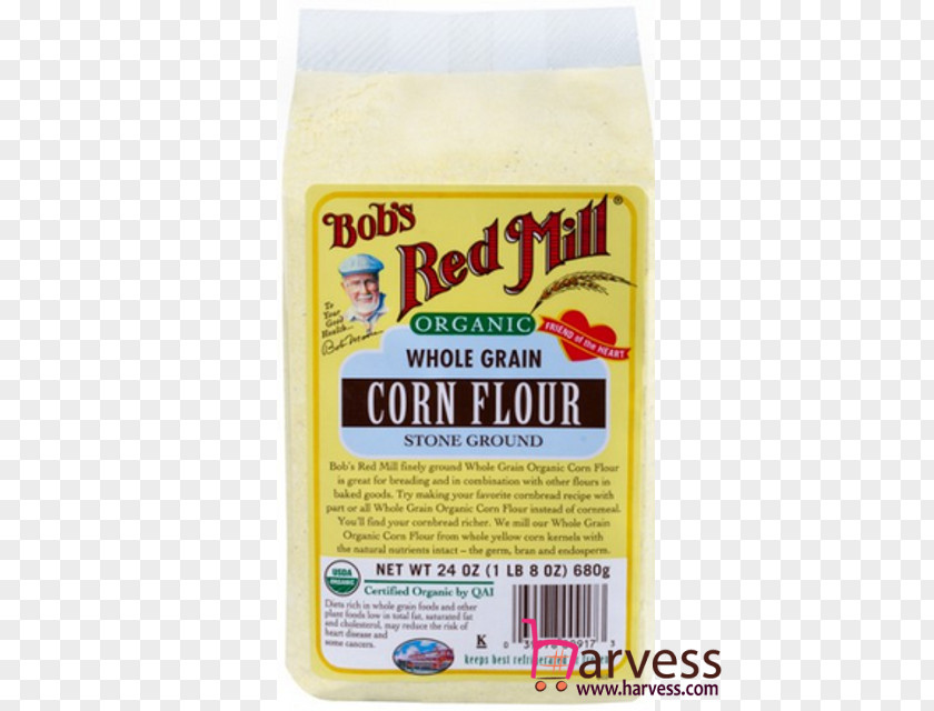 Flour Organic Food Bob's Red Mill Cornmeal Corn Starch PNG