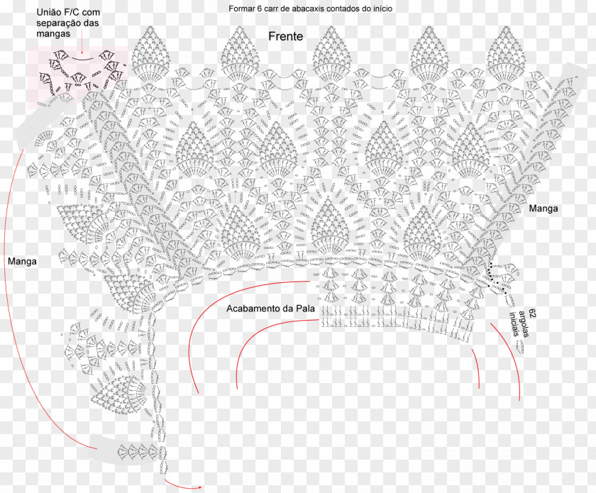 Abacaxi Pattern Crochet Hook Stitch Knitting PNG