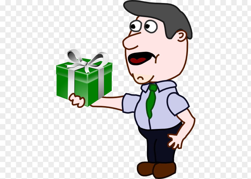 Holding Gift Clip Art PNG
